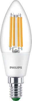 Żarówka LED Świeczka E14 B35 2.3W = 40W 485lm 2700K Ciepła Filament PHILIPS Ultra Efficient