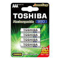 Akumulatorki Baterie TOSHIBA READY TO USE AAA 1,2V 950MAH Blister 4szt