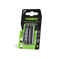 Baterie Alkaliczne Zestaw AA 1.5V 2600mAh AA 2szt. VIDEX