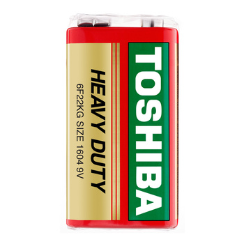 Bateria Cynkowo-Węglowa TOSHIBA HEAVY DUTY 6F22 9V Folia 1szt