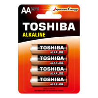 Baterie Alkaliczne TOSHIBA RED ALKALINE LR6 AA 1,5V Blister 4szt