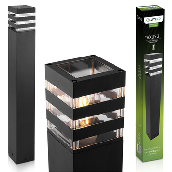 Lampa Ogrodowa Słupek Zewnętrzny Stojący E27 LED TAXUS 2 60cm LUMILED