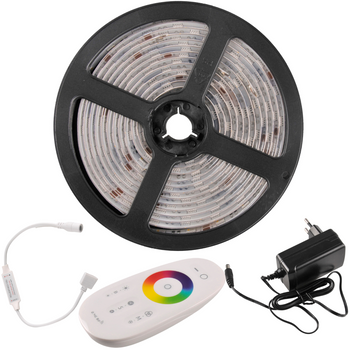 Taśma Pasek LED RGBw 22W 990lm 120° Biała IP65 Ściemnialna Sanico Goldlux