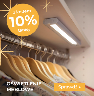 Oświetlenie meblowe w świątecznej promocji -10% z kodem PREZENT