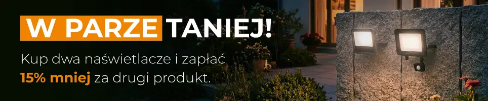 Drugi naświetlacz 15% taniej