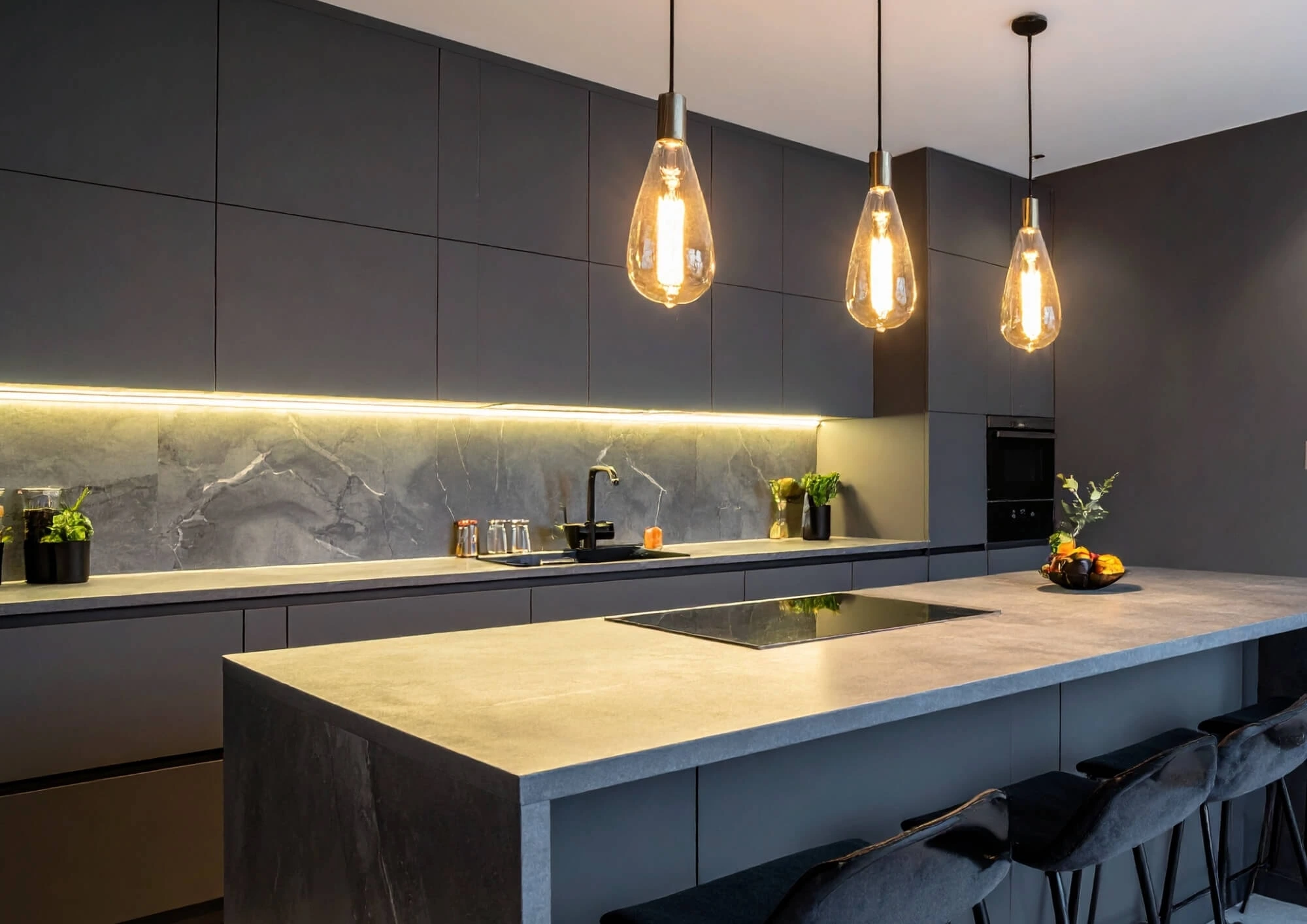 Ciepła barwa światła LED w mieszkaniu