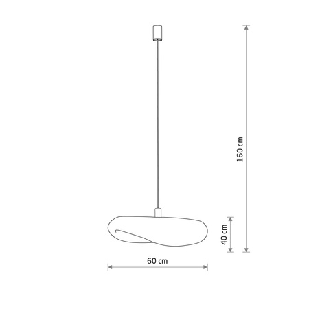 Lampa Sufitowa Wisząca E27 Biała Skandynawska HAVANA M 11396 Nowodvorski