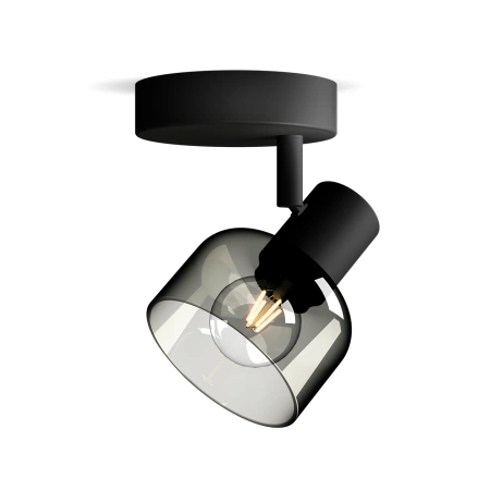 Lampa Ścienna Sufitowa Kinkiet E14 LED Czarna Sleet Philips