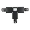 Łącznik szynoprzewodu T 3-Fazowy Czarny Track Light V-TAC
