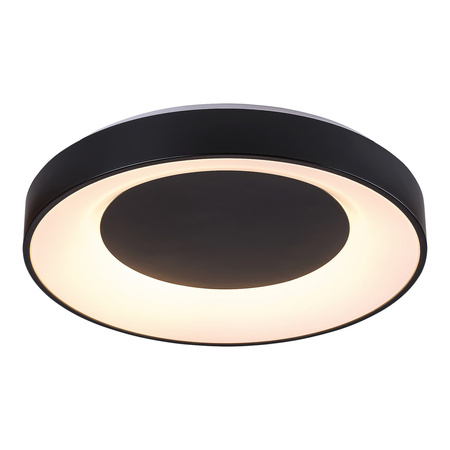 Plafon LED Lampa Sufitowa Oprawa Ścienna Natynkowa 38W 3200lm 3000-6500K CCT Ściemnialna Pilot Timer Czarny Minimalistyczny Ceilo Rabalux