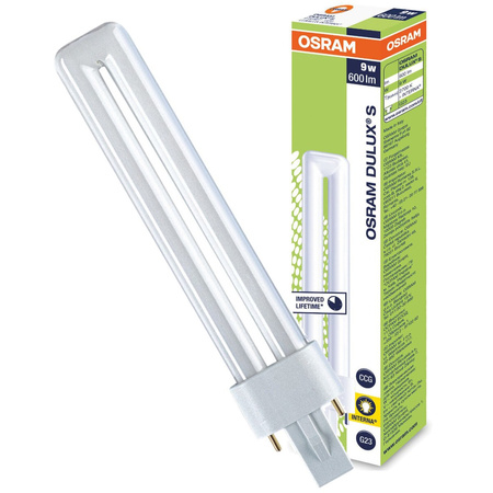 Świetlówka G23 9W 600lm 2700K Ciepła OSRAM Dulux S