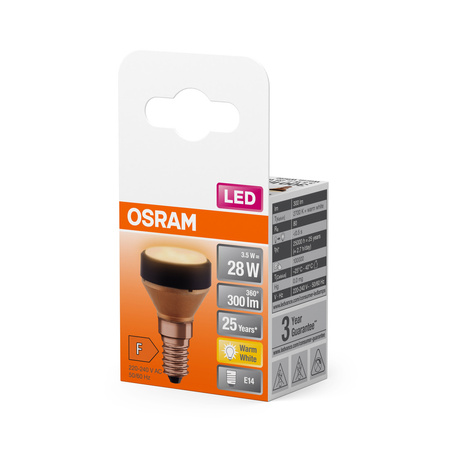 Żarówka LED Reflektor E14 3.5W = 28W 300lm 2700K Ciepła 100° FLAT LAMP Osram