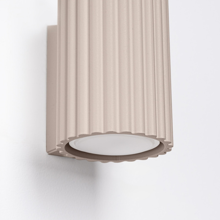 Lampa Ścienna Kinkiet GU10 Aluminiowa Taupe Karbon Deep Space SL.1777 Sollux