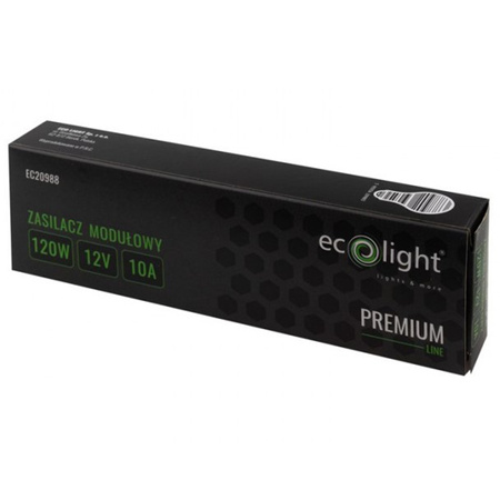 Zasilacz Modułowy LED Slim Premium 120W 12V Ecolight