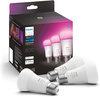 3x Żarówka LED E27 A60 9W = 60W 806lm 2000-6500K CCT + RGB SMART Inteligentna Bluetooth ZigBee White and Color Ambiance Philips HUE
