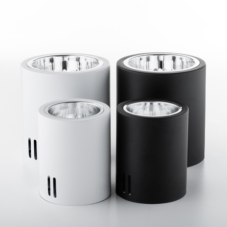 Oprawa Sufitowa Natynkowa Stała Okrągła APUS 10 Spot TUBA Biała E27