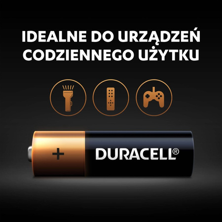 Baterie Alkaliczne Duracell Basic AA LR6 Blister 10szt