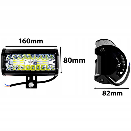 Lampa Robocza 120W LED Halogen Szperacz 40 diod 10-30V DC Off-road IP67