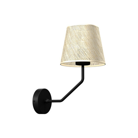 Lampa Ścienna Kinkiet ETNA Czarna 1xE27 Milagro