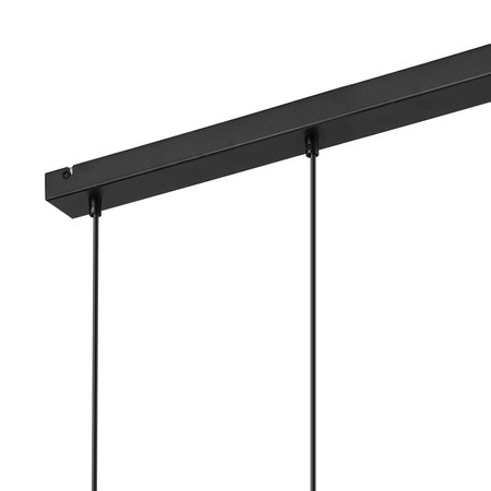 Lampa Wisząca Sufitowa MIA 3xE27 Czarna Złota LM-3.130 Lamkur