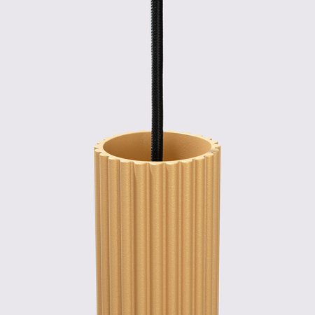 Lampa Wisząca Sufitowa Zwis Tuba Spot 3x GU10 Złota Karbon Deep Space SL.1556 Sollux