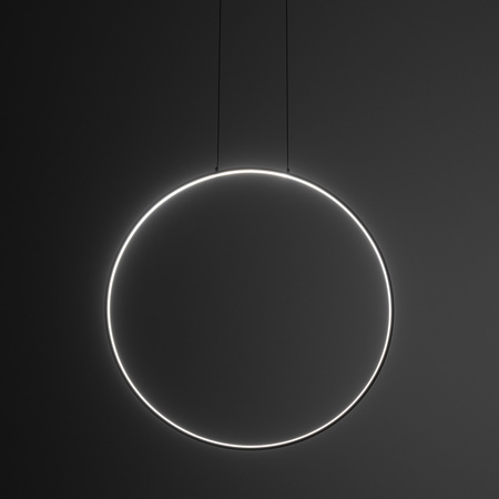 Lampa Sufitowa Wisząca LED 21W 660lm 3000K Ciepła Czarna Nowoczesna CIRCOLO LED M 10811 Nowodvorski