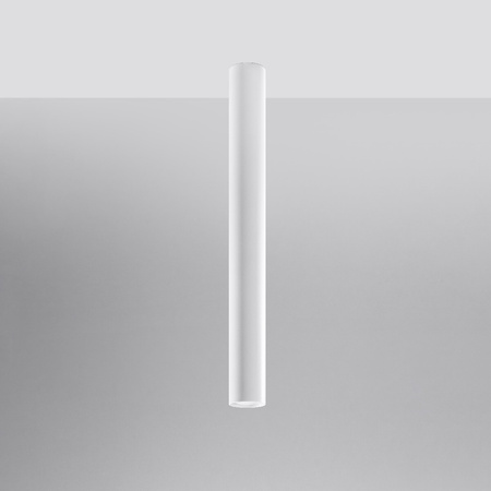 Lampa Sufitowa Oprawa Natynkowa SPOT TUBA GU10 Tubularna Biała Nowoczesna Lagos Sollux