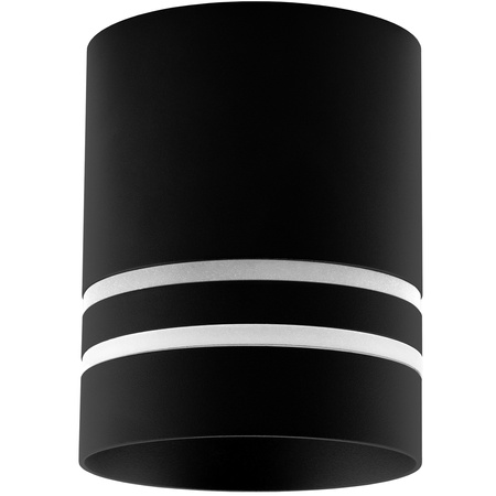 Oprawa Natynkowa HALOGENOWA Spot Tuba ARISA GU10 LUMILED Okrągła Czarna 80mm