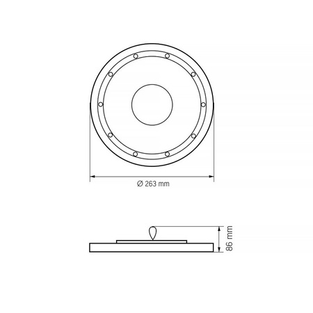 Lampa Oprawa LED High-Bay 100W 10000lm 5000K Neutralny 90° IP65 IK07 mAh Wisząca Czarna VIDEX