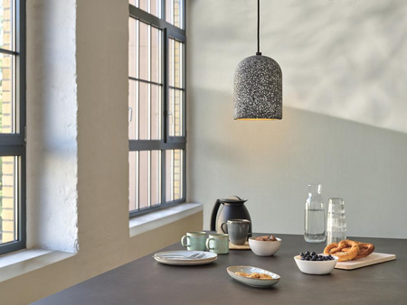 Lampa Wisząca Dekoracyjna Oprawa Oświetleniowa Ozdobna Terrazo E27 Czarna LEDVANCE