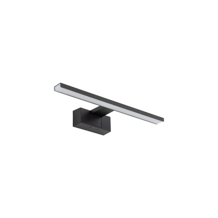 Kinkiet Ścienny Lampa Natynkowa LED 8W 550lm 3000K Ciepła Czarna Wodoodporna Łazienkowa IP44 Nowoczesna CEZANNE LED S 10668 Nowodvorski