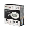 Wentylator sufitowy 45W Z wbudowanym światłem LED CCT i pilotem RF Szary ring VT-5022 V-TAC