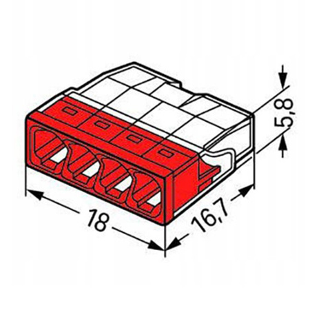 Szybkozłączki Złączki Instalacyjne Komplet Zestaw 100 sztuk - 20x 2X2, 30x 3X2, 30x 4X2, 20x 5X2 + Organizer Walizka