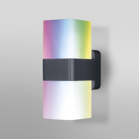 Kinkiet ogrodowy LED INTELIGENTNY 13,5W RGB+W Ciemny szary SMART+ WiFi CUBE LEDVANCE