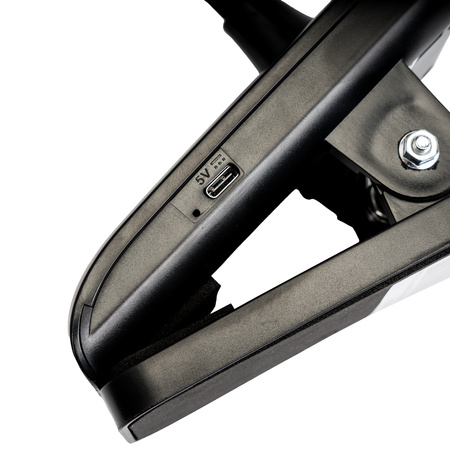 ZESTAW Lampka Biurkowa LED 5W CCT Kreślarska Stołowa Szkolna TESA 2 Czarna + Adapter USB 5V/1A DC LUMILED