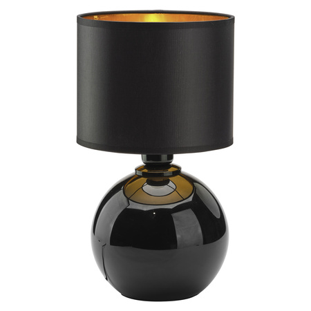 Lampa Stołowa Biurkowa Nocna PALLA SMALL Abażur Czarno-Złota Nowoczesna E27 5068 TK Lighting