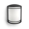 Kinkiet Ogrodowy Lampa Elewacyjna Zewnętrzna LED 6W 600lm 4000K IP44 Czarna Antelope Philips