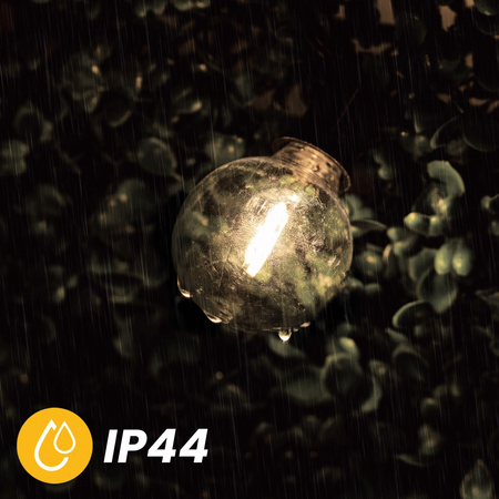 Girlanda Solarna Ogrodowa 30x LED Ozdobne Kuleczki 15,17m Ciepła 3000K + Pilot CALLIS LUMILED