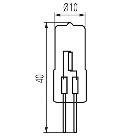 Żarówka Halogenowa KAPSUŁKA GY6.35 20W 330lm 12V 2700K KANLUX