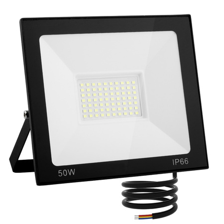 Naświetlacz LED 50W 4500lm 6500K IP65 Czarny