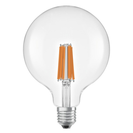 Żarówka LED G125 Kula E27 7.2W = 100W 1521lm 4000K Neutralna 330° Filament CLASSIC ENERGY EFFICIENCY Osram