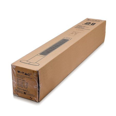 Wentylator wieżowy 55W LED Z wyświetlaczem temperatury i pilotem 120 cm VT-5546 V-TAC