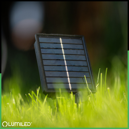 Girlanda Solarna Ogrodowa 20x LED Ozdobne Żarówki G50 10.6m 3000K RGB + Pilot EREMI LUMILED