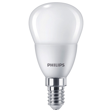 4x Żarówka LED E14 Kulka P45 4.9W = 40W 470lm 2700K Ciepła Essential Philips