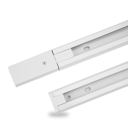 Szynoprzewód Biały Jednofazowy Aluminiowy Szyna Do Reflektorów Szynowych 100cm LUMILED