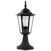 Lampa Ogrodowa Zewnętrzna E27 SŁUPEK LATARNIA 39cm Czarna BELLIS LUMILED
