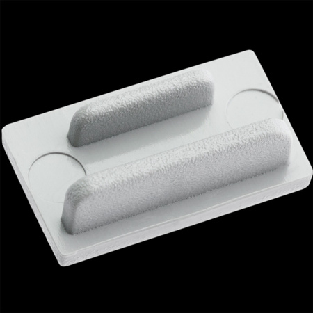 Zaślepka do profilu natynkowego KM35 pełna szara tworzywo sztuczne