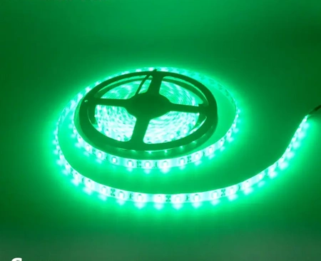 Taśma LED Pasek 12V 24W 300LED Zielona 8mm 5m ECOLIGHT