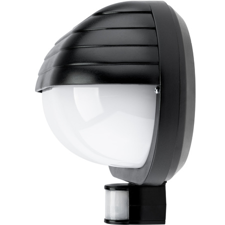 Lampa Ogrodowa Kinkiet Elewacyjny FRODA E27 IP44 z Czujnikiem PIR Czarna