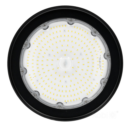 Oprawa Przemysłowa Lampa LED High Bay 150W 21000lm 4000K Neutralna Czarna IP66 IK10 Rio Pro Kobi